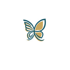 Modern Elegant Butterfly Logo – Luxury Minimalist IGNIS Design
