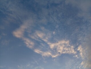 blue sky with clouds