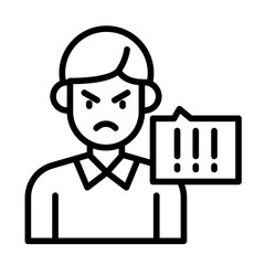 Customer Checklist Review  Icon Element For Design	