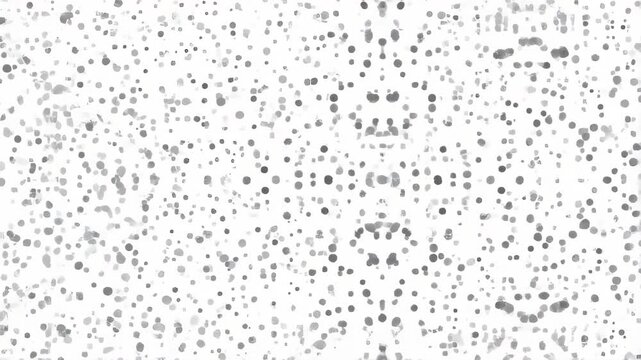 Abstract animation of random gray dots moving