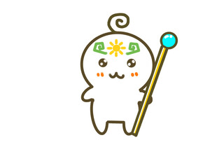 インド風の可愛いキャラクター