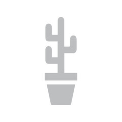 Cactus Plant Pot Icon