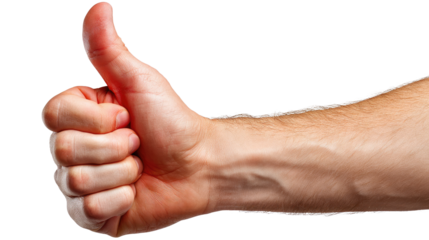 Thumb up: This image shows a hand with its thumb raised, conveying approval and encouragement in a simple and direct manner. 