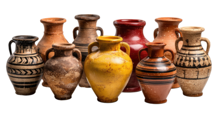 Artisan Collection: A vibrant array of ceramic pottery, each vessel a testament to individual craftsmanship and artistic exploration. Celebrating a rich cultural heritage.