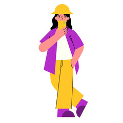 Stylish Gen Z Character