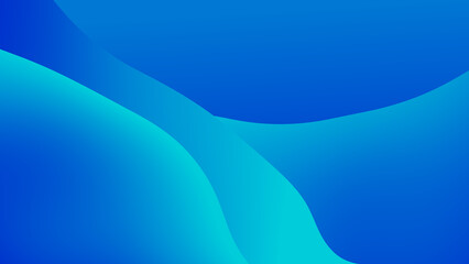 Deep Blue Abstract Ocean Wave Gradient Background