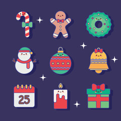 Cute Kawaii Christmas Line Pack