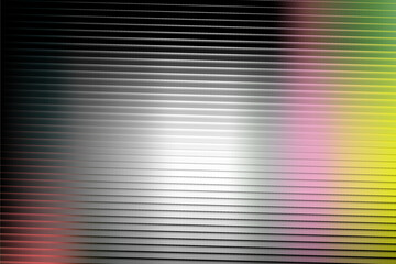 A modern abstract background featuring horizontal lines and a gradient of colors, including black, white, yellow, and pink, creating a dynamic visual effect