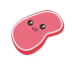 Cute Cartoon Steak