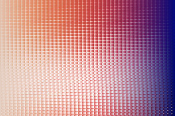 Abstract grid pattern with a gradient of peach, coral, and blue creates a modern and visually engaging background, ideal for contemporary designs and presentations