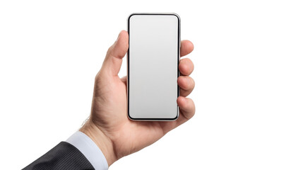 Hand showing video call on phone Transparent background, PNG file
