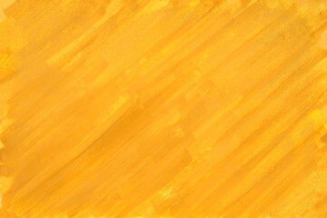 Bright Yellow Paint Texture Abstract Background