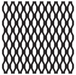 Seamless geometric pattern shape background black and white