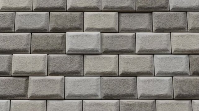 Gray rectangular stone block wall background