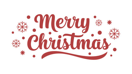 Festive Christmas Greeting A Stylish Holiday Message with Snowflake Accents