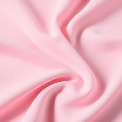 Obraz premium Pink fabric texture background with gentle folds and shadows.