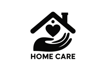 Loving home care logo represents support, comfort, and security
