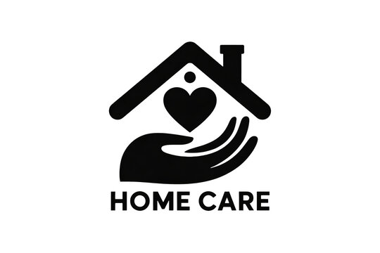 Loving home care logo represents support, comfort, and security