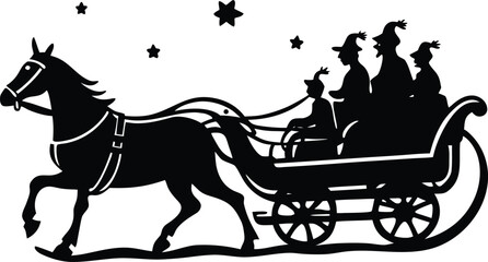 horse and carriage in paris