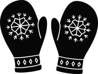 black and white winter shoes