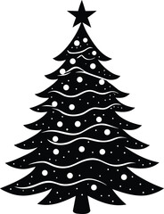 abstract christmas tree