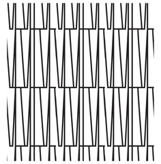 Seamless geometric pattern shape background black and white