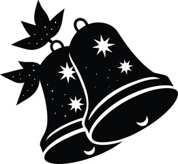 christmas bell isolated on white