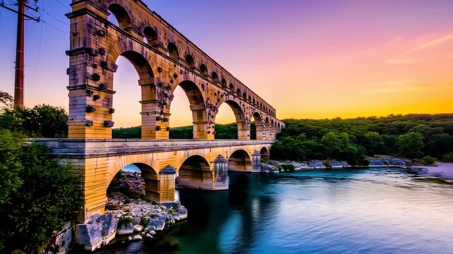 Pont du Gard: Ancient Roman Aqueduct Bridge in Vers-Pont-du-Gard, France
