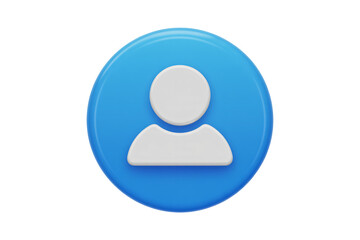 Modern user icon perfect for profile pages and social media accounts