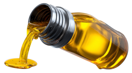 Yellow Lubricant: A stream of bright yellow lubricant pours gracefully from a bottle, its viscous flow gleaming under the light, symbolizing a blend of functionality and modern engineering.