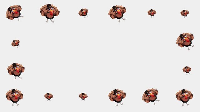 Multiple ladybugs flying against a clean white background with a cinematic feel.