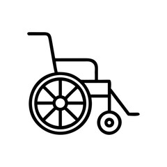 wheelchair icon vector