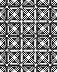 Seamless geometric pattern shape background black and white