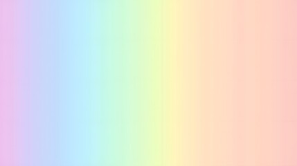Obraz premium Soft pastel color gradient background blends pink, blue, green, and yellow hues.
