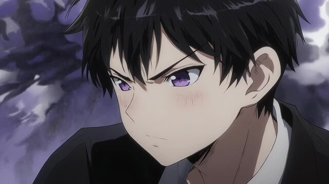 A close-up showing a puzzled anime boy with a confused frown. His knitted eyebrows and head-scratching gesture perfectly illustrate a moment of confusion or trying to solve a problem.