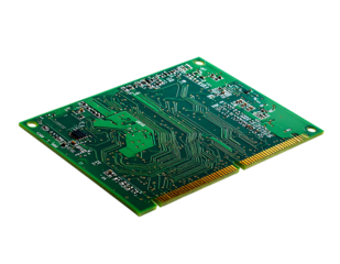 精密な電子基板｜背景なし・透過PNG・コピースペース