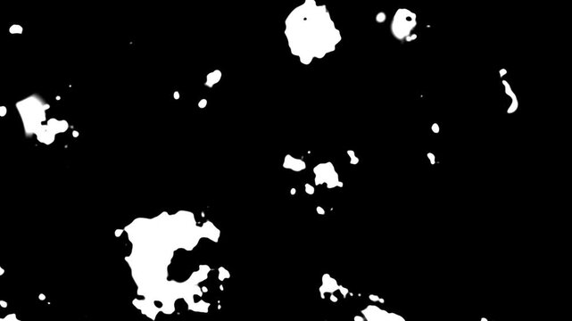 Old grunge black texture. Dark weathered overlay pattern sample on transparent background, screen background, vector style.