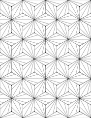 Seamless geometric pattern shape background black and white
