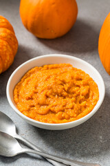 Raw Organic Cooked Pumpkin Puree