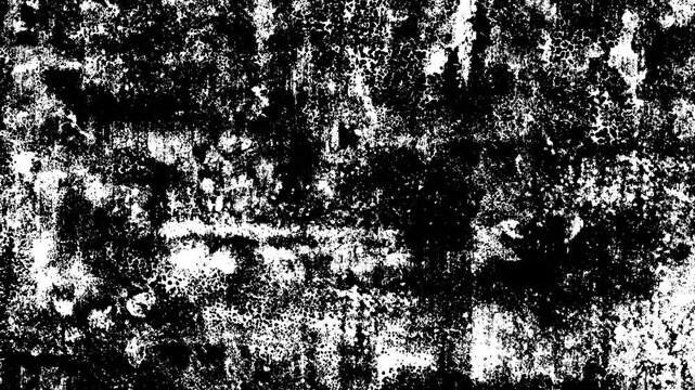 Old grunge black texture. Dark weathered overlay pattern sample on transparent background, screen background, with rough surface.