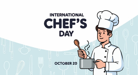 Internasional chef's day, vector, , illustration #27
