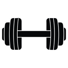 dumbbell icon with gradient fill  modern fitness