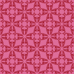 abstract a solid multicolor small and big flower mixed vector pattern arrangement with medium color, all over vector design with white background illustration digital