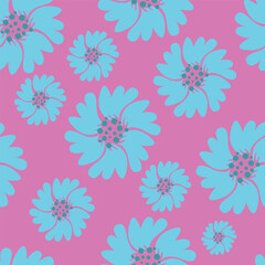 Ditsy floral seamless pattern. Small little flower pattern background. Repeat pattern. Ditsy print. Liberty style. Botanic surface design. Ditsy floral for fashion, texture, fabric, wallpaper, decor