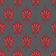 abstract a solid multicolor small and big flower mixed vector pattern arrangement with medium color, all over vector design with white background illustration digital