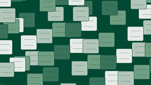 Abstract Banknote Shapes Mosaic Flow Grid Pattern