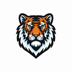 Tiger head cartoon design vector illustration