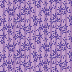 Seamless flowers pattern in vector. Abstract flower pattern design
