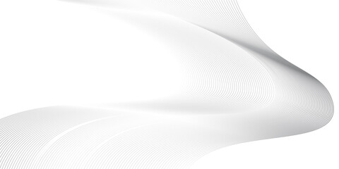 Elegant Minimalist Line Wave Background for Banner and Template Design