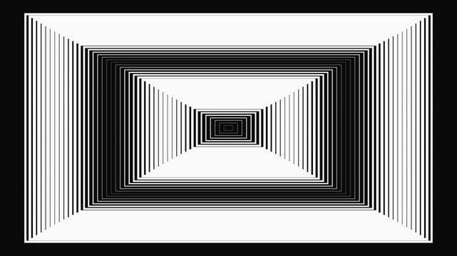 Nested Rectangles Optical Illusion